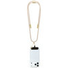 Kabel Guess CBDY 4G Charm USB-C/USB-C 150cm beżowy