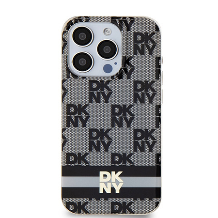 DKNY ETUI HARDCASE DO IPHONE 15 PRO MAX DO MAGSAFE CHECKERED MONO PATTERN