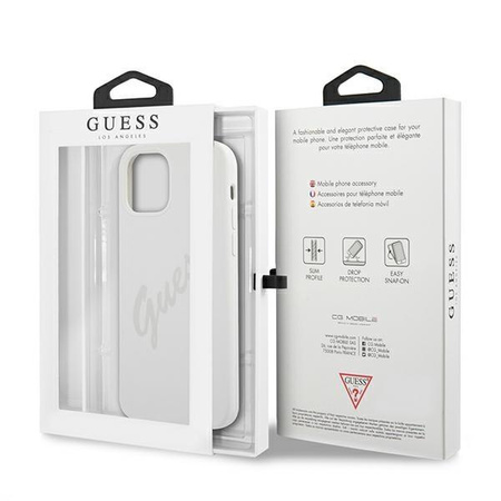 Guess GUHCP12LLSVSCR iPhone 12 Pro Max 6,7" kremowy/cream hardcase Script Vintage