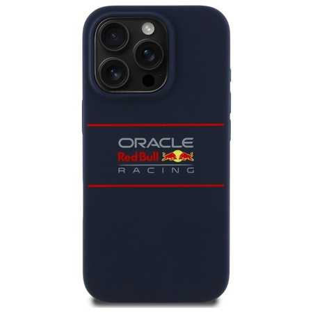 Red Bull RBHMP16X24SIHSRV iPhone 16 Pro  Max 6.9 hardcase granatowy/navy Silicone Horizontal Logo MagSafe