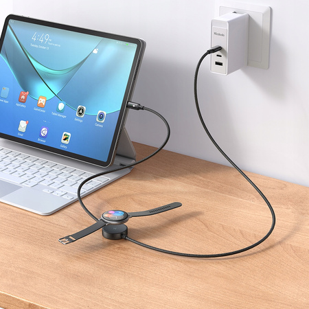 MCDODO ŁADOWARKA INDUKCYJNA DO SAMSUNG GALAXY WATCH 2W1 KABEL USB-C LAPTOP