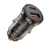 TECH-PROTECT CC01 ŁADOWARKA SAMOCHODOWA DO SMARTFONÓW 2-PORTOWA PD30W QC3.0