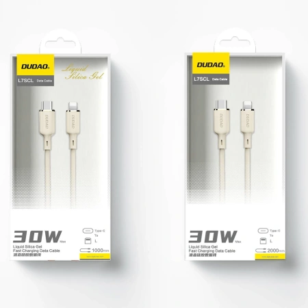DUDAO KABEL USB-C DO DO LIGHTNING 30W 1M DO APPLE TELEFONÓW SZYBKIE