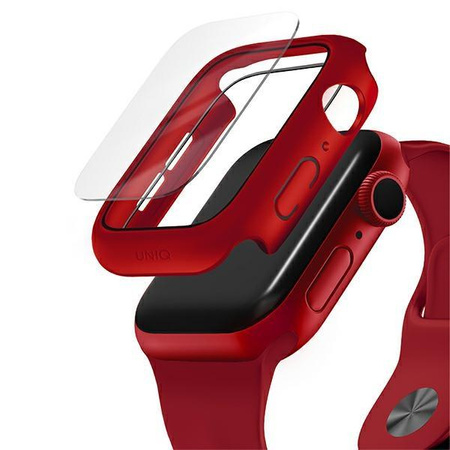 UNIQ etui Nautic Apple Watch Series 4/5/6/SE 40mm czerwony/red