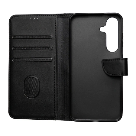 Etui Skórzane Wallet Samsung Galaxy S25 Plus 5G Czarny