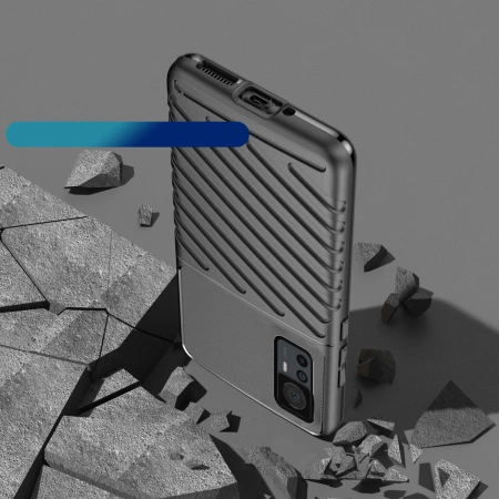 HURTEL THUNDER CASE DO XIAOMI 12T PRO 12T POKROWIEC Z SILIKONOWYM KARBONEM