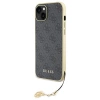 Etui Guess 4G Charms Collection do iPhone 15 Plus - szare