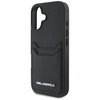KARL LAGERFELD ETUI DO IPHONE 16 HC GRAINED PU KIESZEŃ NA KARTY METALOWA