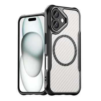 HURTEL ETUI CASE LEADING SERIES DO IPHONE 16 DO MAGSAFE SILIKONOWE CZARNE