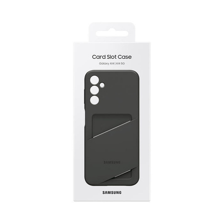 Samsung Card Slot Cover etui Samsung Galaxy A14 pokrowiec portfel na kartę czarne (EF-OA146TBEGWW)