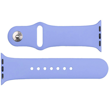 Silicone Strap APS silikonowa opaska do Watch 8 / 7 / 6 / 5 / 4 / 3 / 2 / SE (41 / 40 / 38mm) pasek bransoleta do zegarka fioletowy