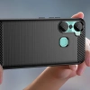 HURTEL ETUI CARBON CASE DO INFINIX HOT 12 PRO POKROWIEC ELASTYCZNY SILIKON