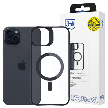3MK CASE SATIN ARMOR DO IPHONE 15 PLUS DO MAGSAFE OCHRONNE Z PEŁNĄ OCHRONA