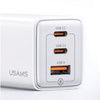 USAMS ŁADOWARKA 2xUSB-C 1xUSB 65W DO MAGSAFE IPHONE 14 PRO MAX PD3.0 QC3.0