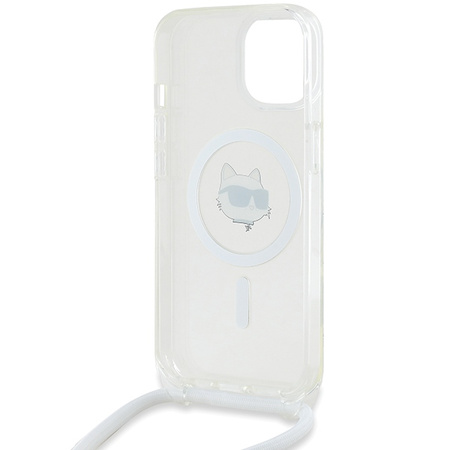 KARL LAGERFELD CASE HARDCASE DO IPHONE 14 13 15 6,1 TRANSPARENT IML
