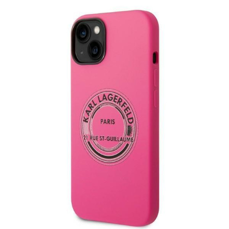 Karl Lagerfeld KLHCP14MSRSGRCF iPhone 14 Plus 6,7" hardcase różowy/pink Silicone RSG