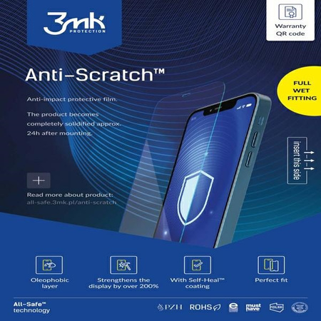 3MK FILM OCHRONNY DO TELEFONU ALL-IN-ONE MOKRY MONTAŻ DO HUAWEI P40 P30 P20