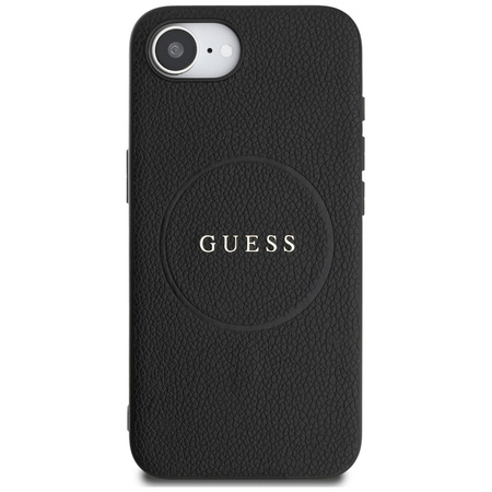 GUESS ETUI CASE GRAINED RING DO MAGSAFE DO IPHONE 16E WYSOKA OCHRONA