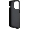Etui Ferrari Grip Stand Metal Logo na iPhone 15 Pro Max - czarne