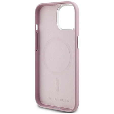 KARL LAGERFELD ETUI DO IPHONE 15 DO MAGSAFE FW METAL PLATE OCHRONA TELEFONU