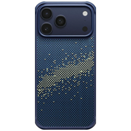 Etui PITAKA StarPeak Aramid ProGuard MagSafe do iPhone 17 Pro milky way galaxy