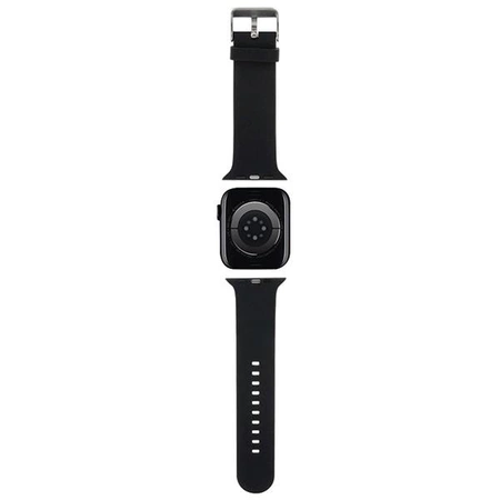 Pasek Karl Lagerfeld 3D Rubber Karl Head na Apple Watch 38/40/41mm - czarny