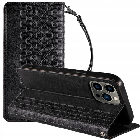 HURTEL MAGNET STRAP CASE ETUI DO IPHONE 14 PRO MAX POKROWIEC Z KLAPKĄ