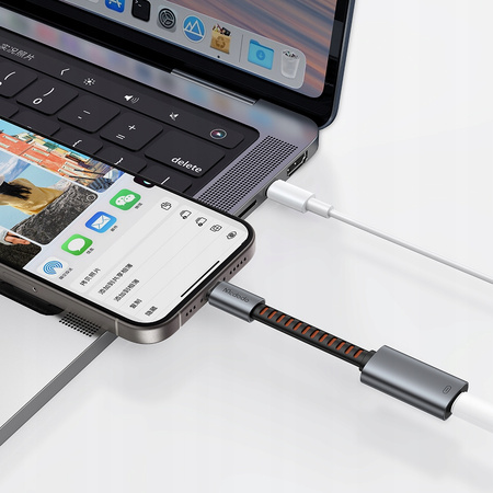 MCDODO PRZEJŚCIÓWKA ADAPTER LIGHTNING USB-C KABEL DO IPHONE 3W1 OTG