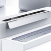 Baseus samoprzylepna aluminiowa podstawka pod laptopa MacBook ultra cienka składana ciemnoszary (SUZC-0G)