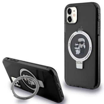 KARL LAGERFELD ETUI HARDCASE RING STAND DO IPHONE 11 XR DO MAGSAFE