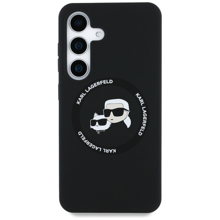 KARL LAGERFELD ETUI SILICONE DOUBLE HEADS AND CIRCLE DO MAGSAFE DO SAMSUNG