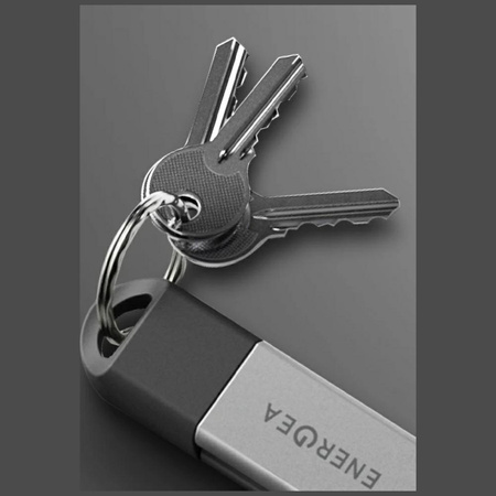 Kabel Energea Sheath Key 2w1 USB-C do    USB-C/USB-A 480Mbps 60W 15cm niebieski