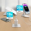 WOZINSKY ŁADOWARKA SIECIOWA USB-A USB-C DO TELEFONÓW 33W SZYBKIE ŁADOWANIE