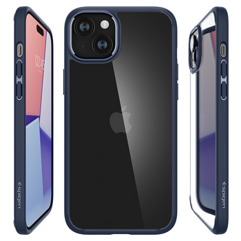 Spigen Ultra Hybrid, navy blue - iPhone 15 Plus