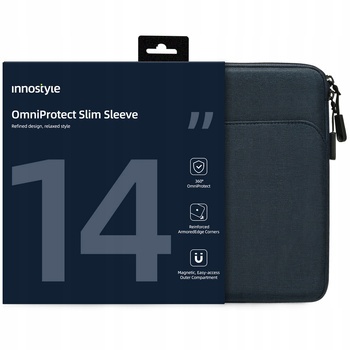 INNOSTYLE TORBA NA LAPTOPA 14 WODOODPORNA ETUI OMNIPROTECT SLIM NIEBIESKA