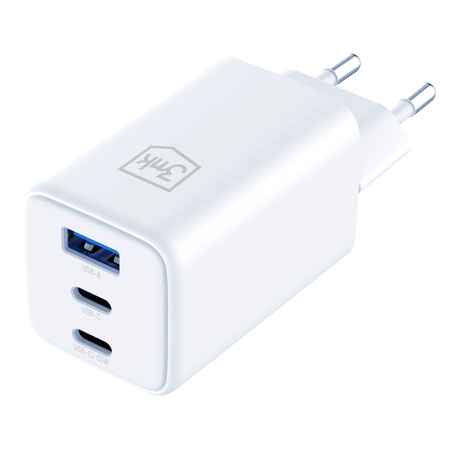 3MK ŁADOWARKA GAN 65W PD DO TELEFONÓW Z SYSTEMEM ANDROID SZYBKIE ŁADOWANIE
