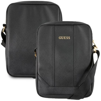 Guess Torba GUTB10TBK 10" czarna/black Saffiano Tablet Bag