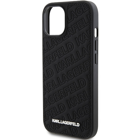 KARL LAGERFELD ETUI HARDCASE DO IPHONE 15 PLUS 14 PLUS 6.7 QUILTED PIKOWANE