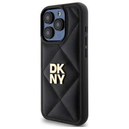 DKNY ETUI DO IPHONE 15 PRO 6.1 QUILTED STACK LOGO POKROWIEC OCHRONA TELEFON