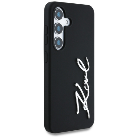 KARL LAGERFELD ETUI SILICONE METAL SIGNATURE LOGO DO SAMSUNG GALAXY S25