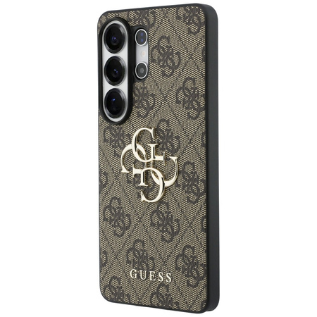 Etui Guess 4G Big Metal Logo do Samsung Galaxy S26 Ultra brązowy
