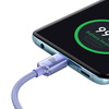 Baseus Crystal Shine Series kabel przewód USB do szybkiego ładowania i transferu danych USB Typ C - USB Typ C 100W 2m fioletowy (CAJY000705)