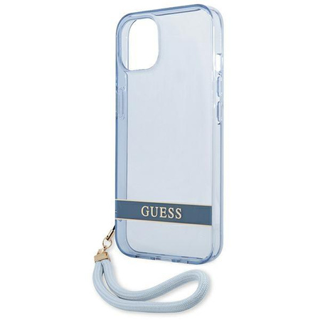 Guess GUHCP13MHTSGSB iPhone 13 6,1" niebieski/blue hardcase Translucent Stap