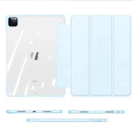 Dux Ducis Copa etui do iPad Pro 11'' 2020 / iPad Pro 11'' 2018 / iPad Pro 11'' 2021 pokrowiec smart cover z podstawką niebieski