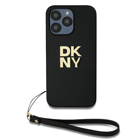 DKNY ETUI HARDCASE DO IPHONE 15 PRO MAX 6.7 Z UCHWYTEM WRIST STRAP LOGO