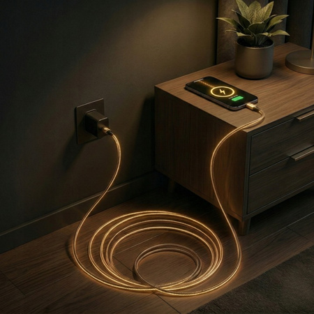 CO2 KABEL USB-C SZYBKIE ŁADOWANIE DO SAMSUNG APPLE USB TYP C PD 5A 240W 2M