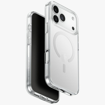 Etui UNIQ Clario do iPhone 17 Pro Max    Magclick Charging przezroczysty
