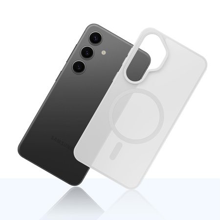 Samsung Galaxy S25 - 3mk Smoke MagCase White