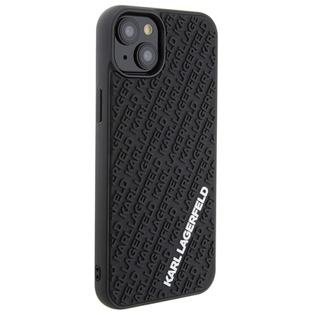 KARL LAGERFELD POKROWIEC DO IPHONE 15 PLUS 14 PLUS 6.7 HARDCASE RUBBER LOGO