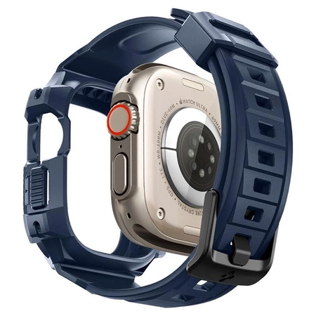 Etui Spigen Rugged Armor Pro na Apple Watch Ultra 1 / 2 (49 mm) - granatowe